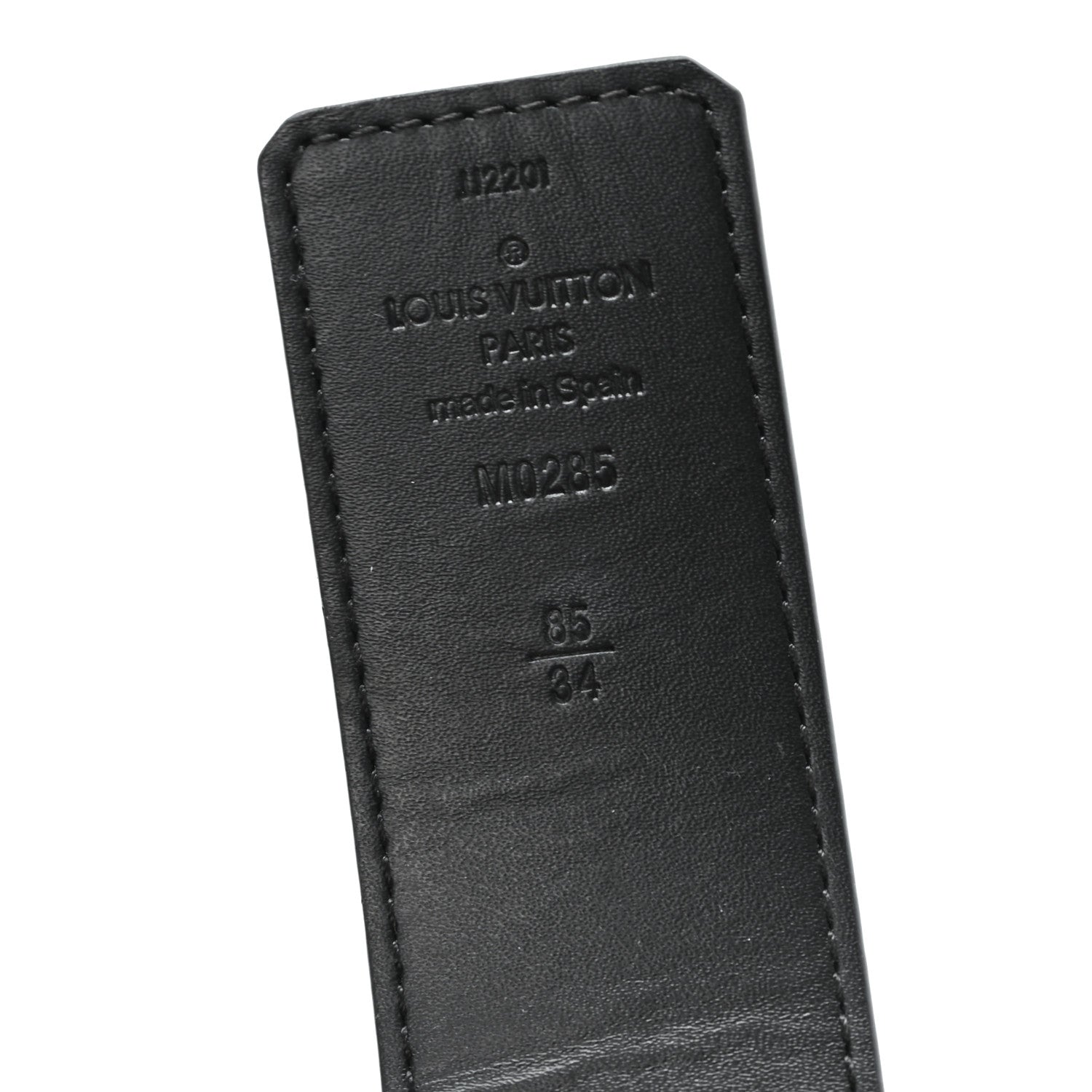 Louis Vuitton Reverse Monogram Eclipse 40mm LV Initiales Reversible Belt 85 34 3 of 6