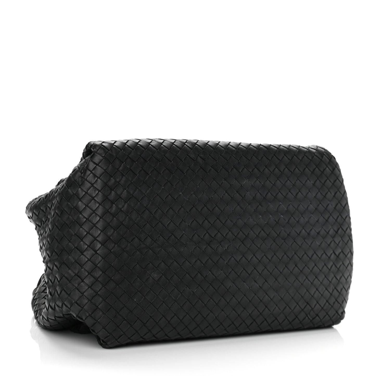 Nappa Intrecciato Parachute Bag Black