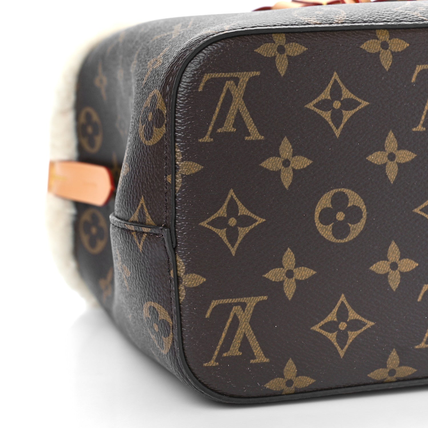 Louis Vuitton Monogram Shearling Cozygram Neonoe BB 8 of 9