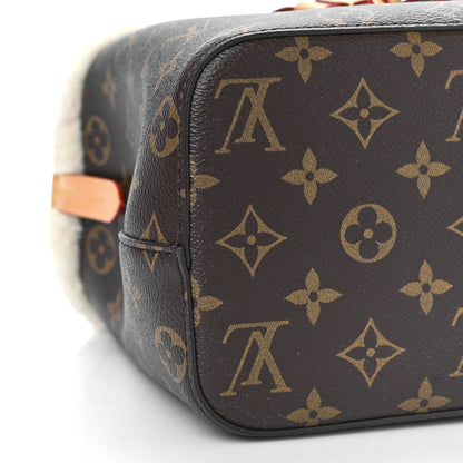 Louis Vuitton Monogram Shearling Cozygram Neonoe BB 8 of 9
