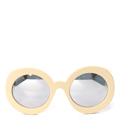 Gucci Acetate Round Sunglasses GG0779S Ivory 2 of 6