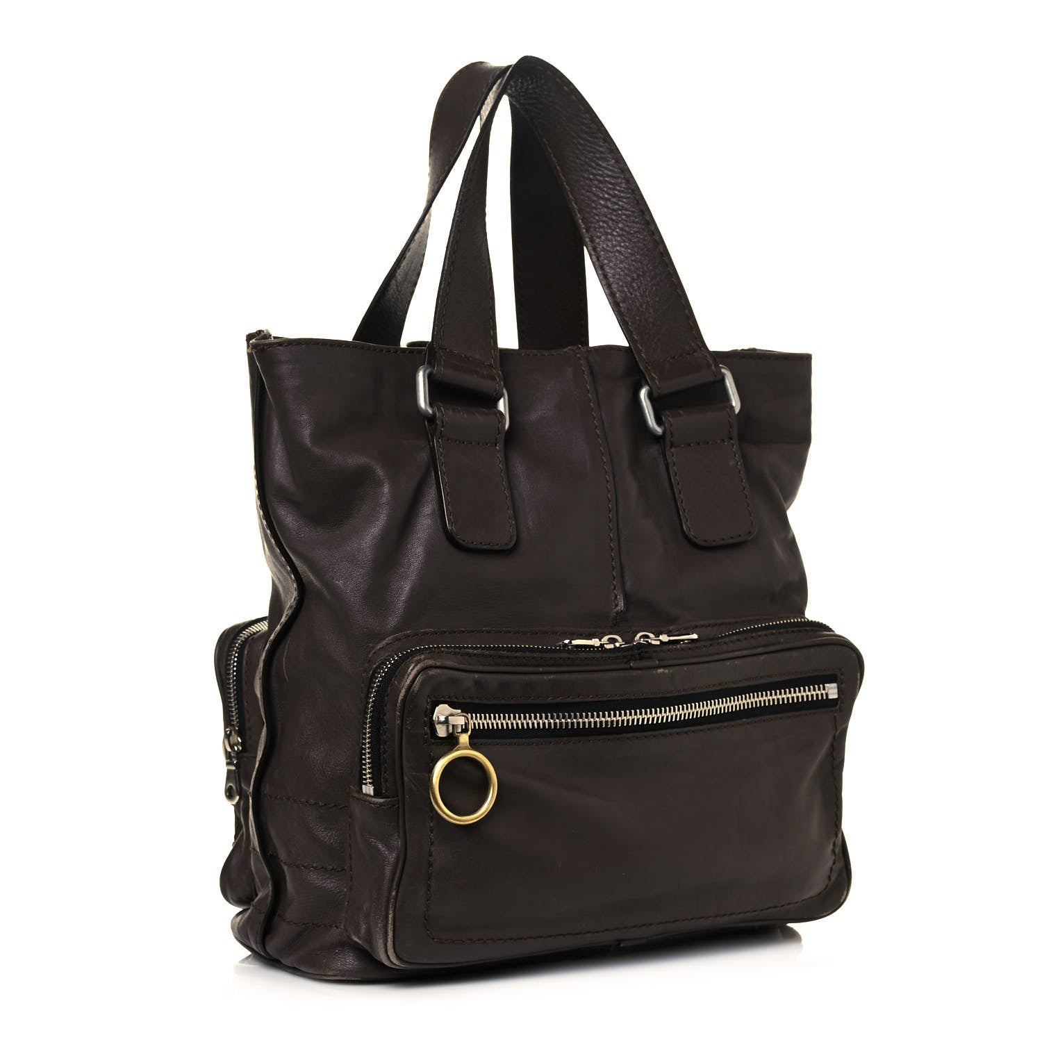 Chloe Calfskin Betty Tote Chocolate 3 of 19