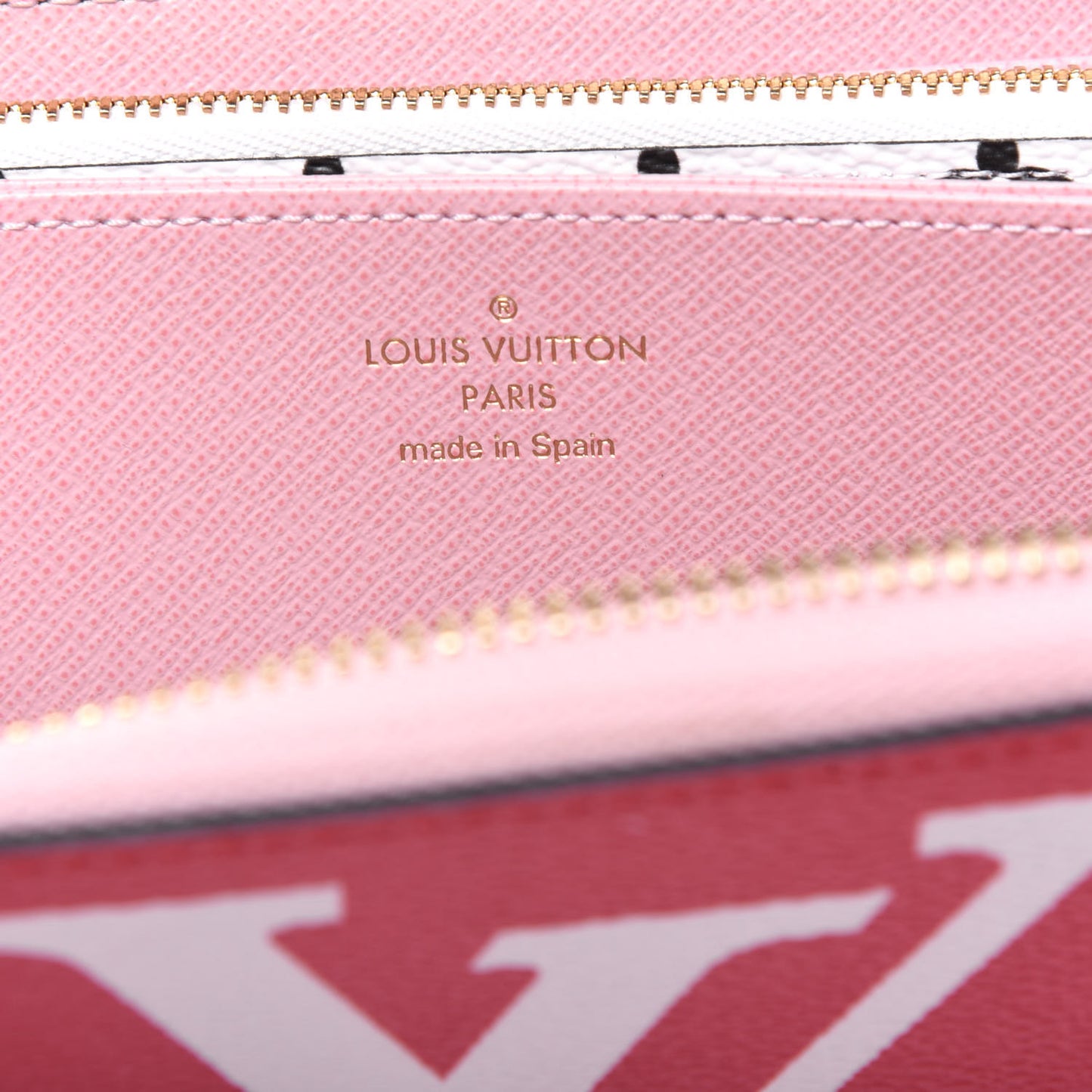 Monogram Giant Zippy Wallet Rouge Rose