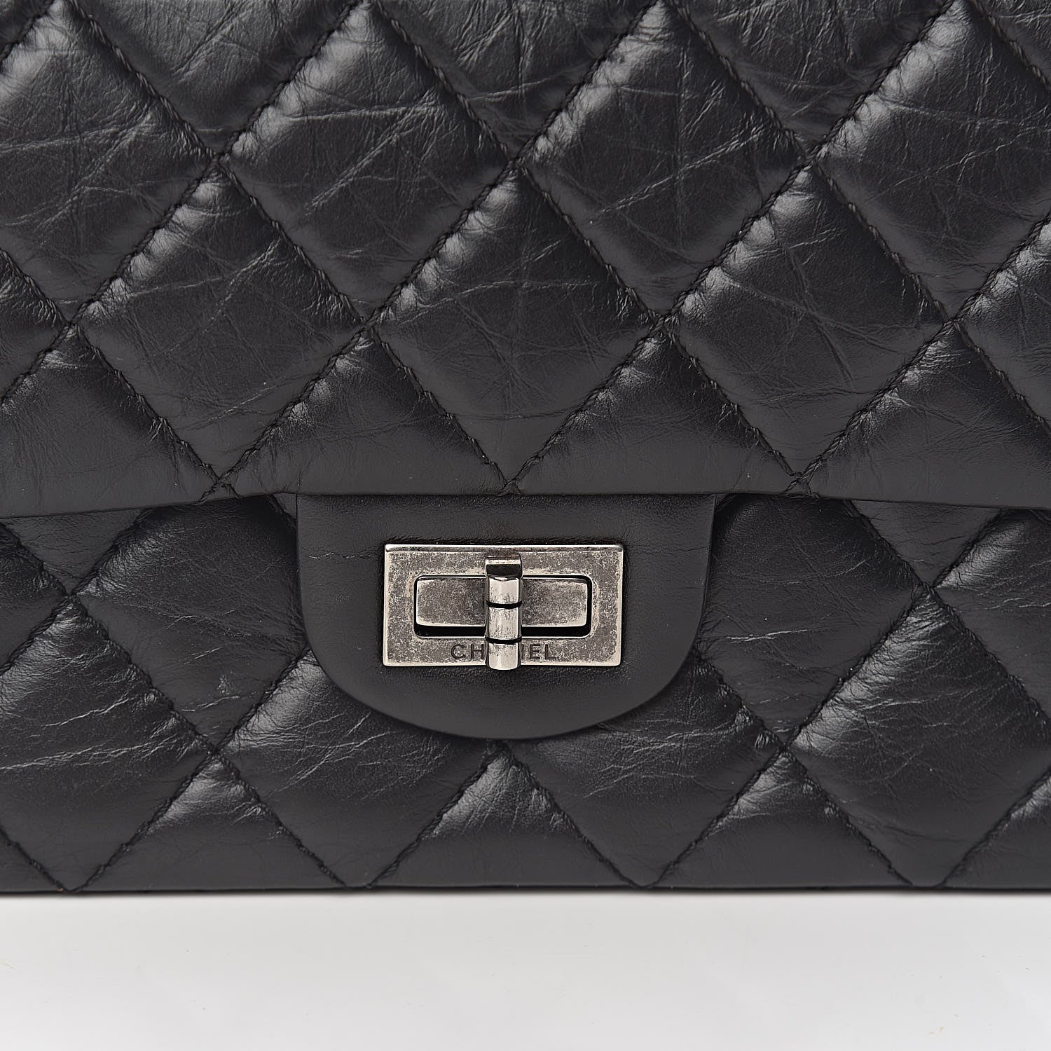 Chanel Aged Calfskin Quilted 2.55 Reissue 226 Flap Black 10 of 10