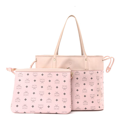MCM Visetos Aren Tote Powder Pink 3 of 11