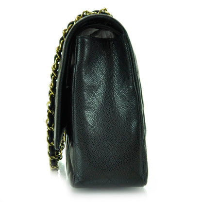 Chanel Caviar Quilted Maxi Double Flap Black 7 of 11