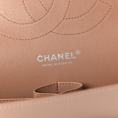 Chanel Lambskin Quilted Jumbo Double Flap Dark Beige 8 of 14