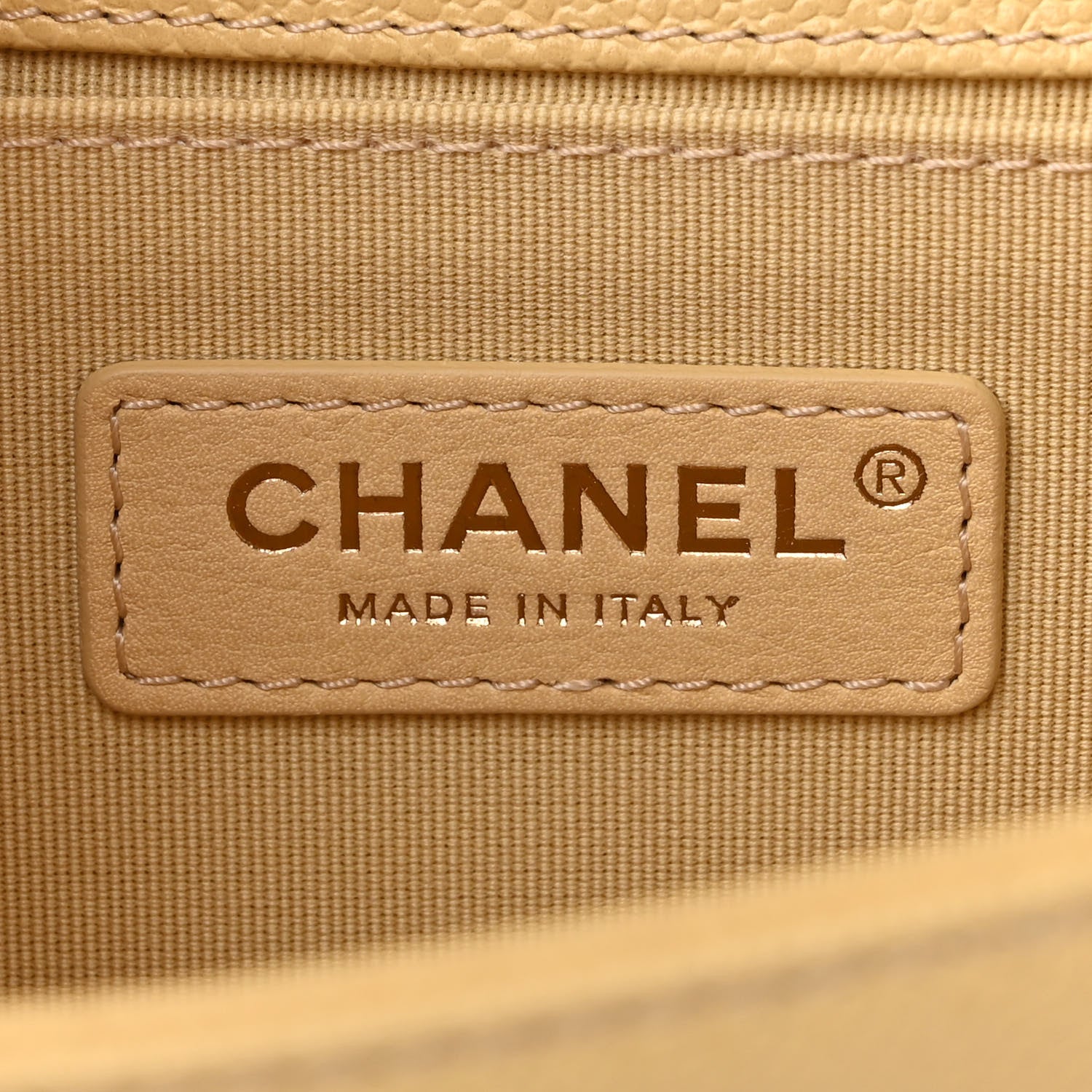 Chanel Caviar Quilted Medium Boy Flap Yellow 6 of 10