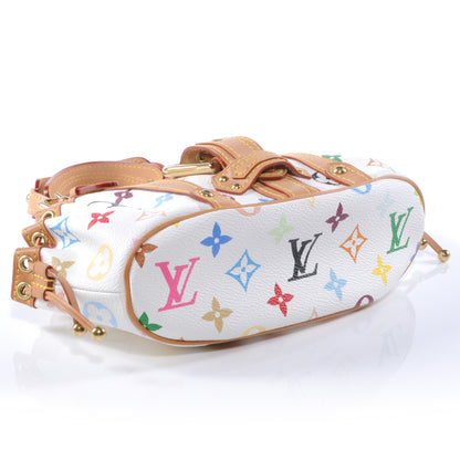 Louis Vuitton Monogram Multicolor Theda PM White 4 of 7
