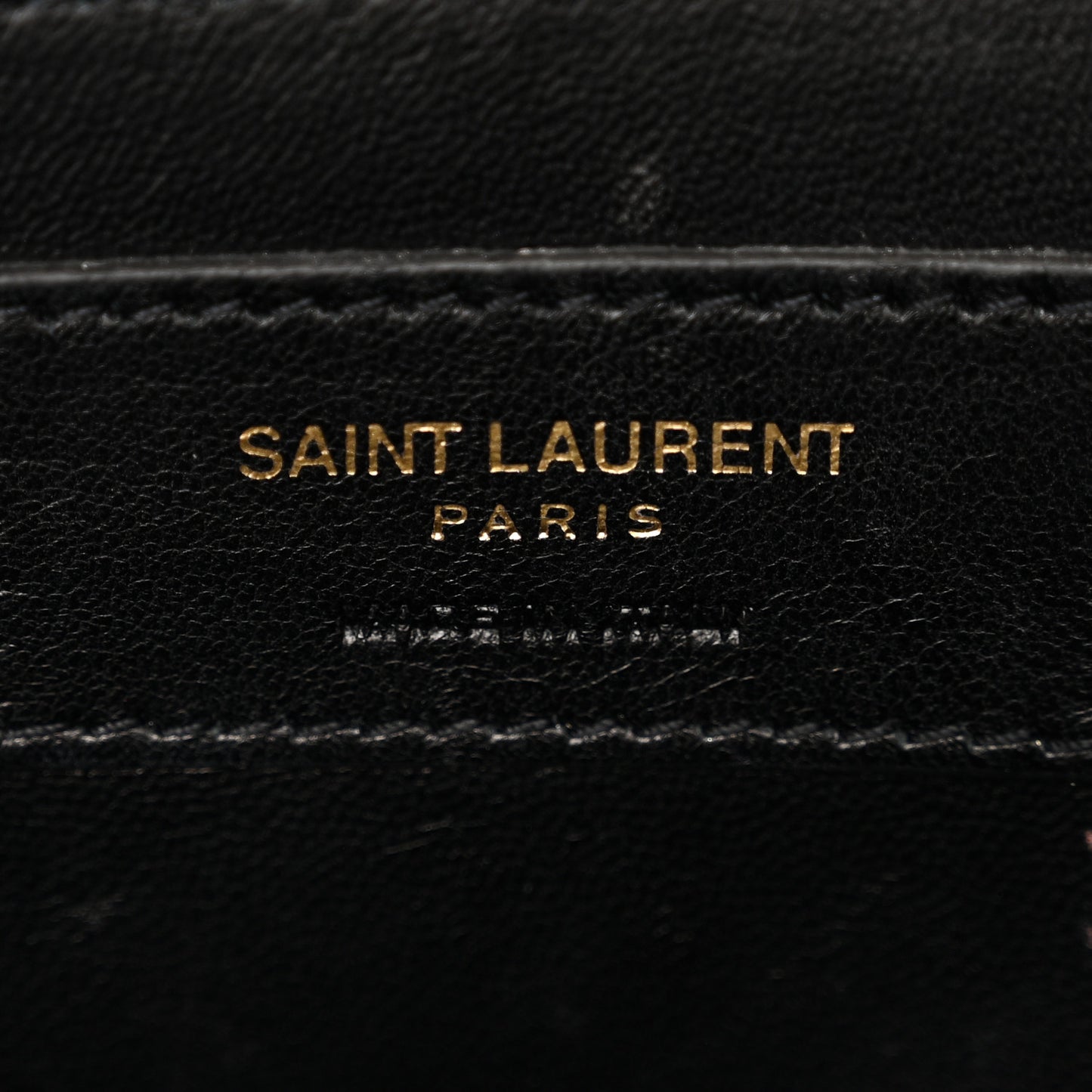Textured Metallic Calfskin Classic Monogram Cassandre Clutch Pale Gold