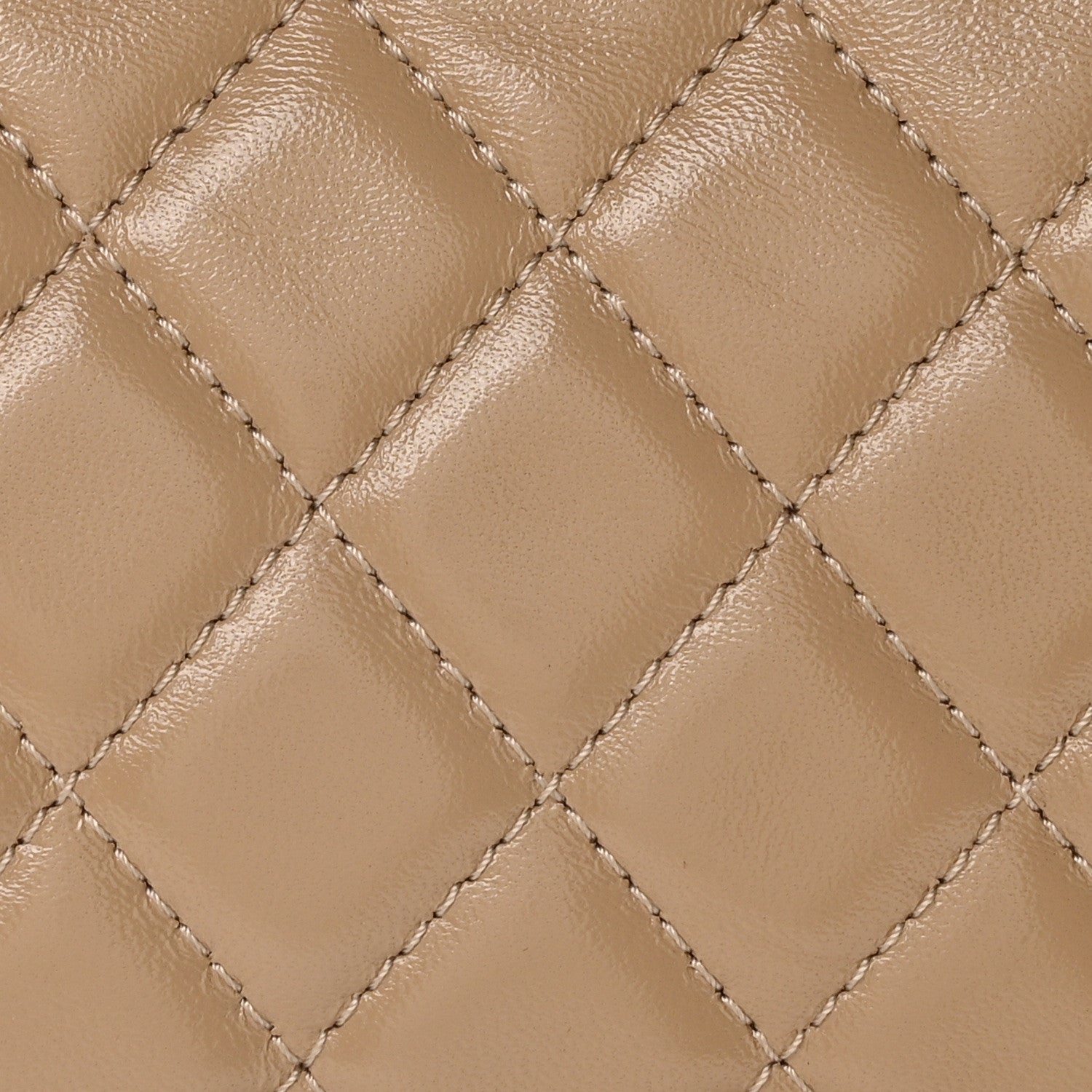 Chanel Shiny Lambskin Quilted Mini 31 Shopping Bag Beige 8 of 10