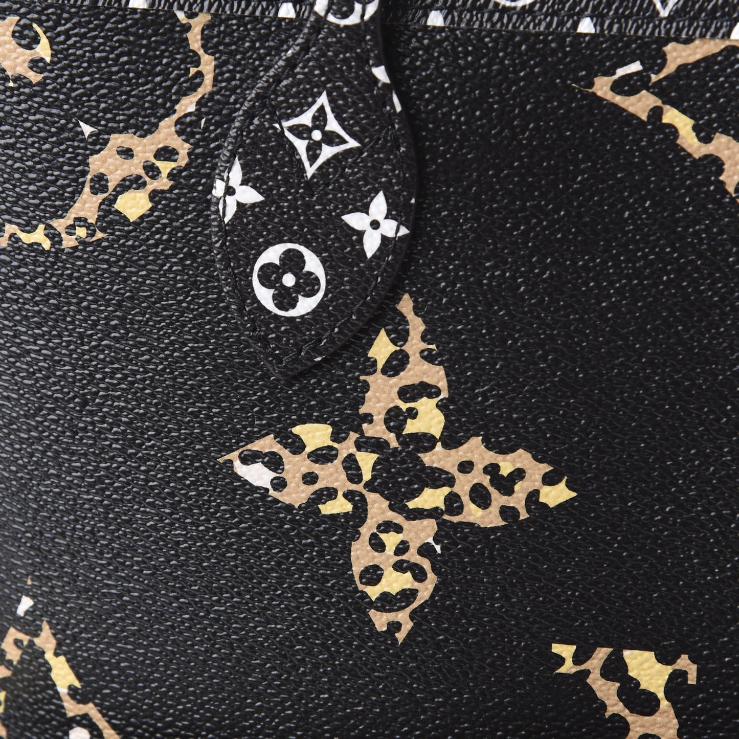 Monogram Giant Jungle Neverfull MM Black