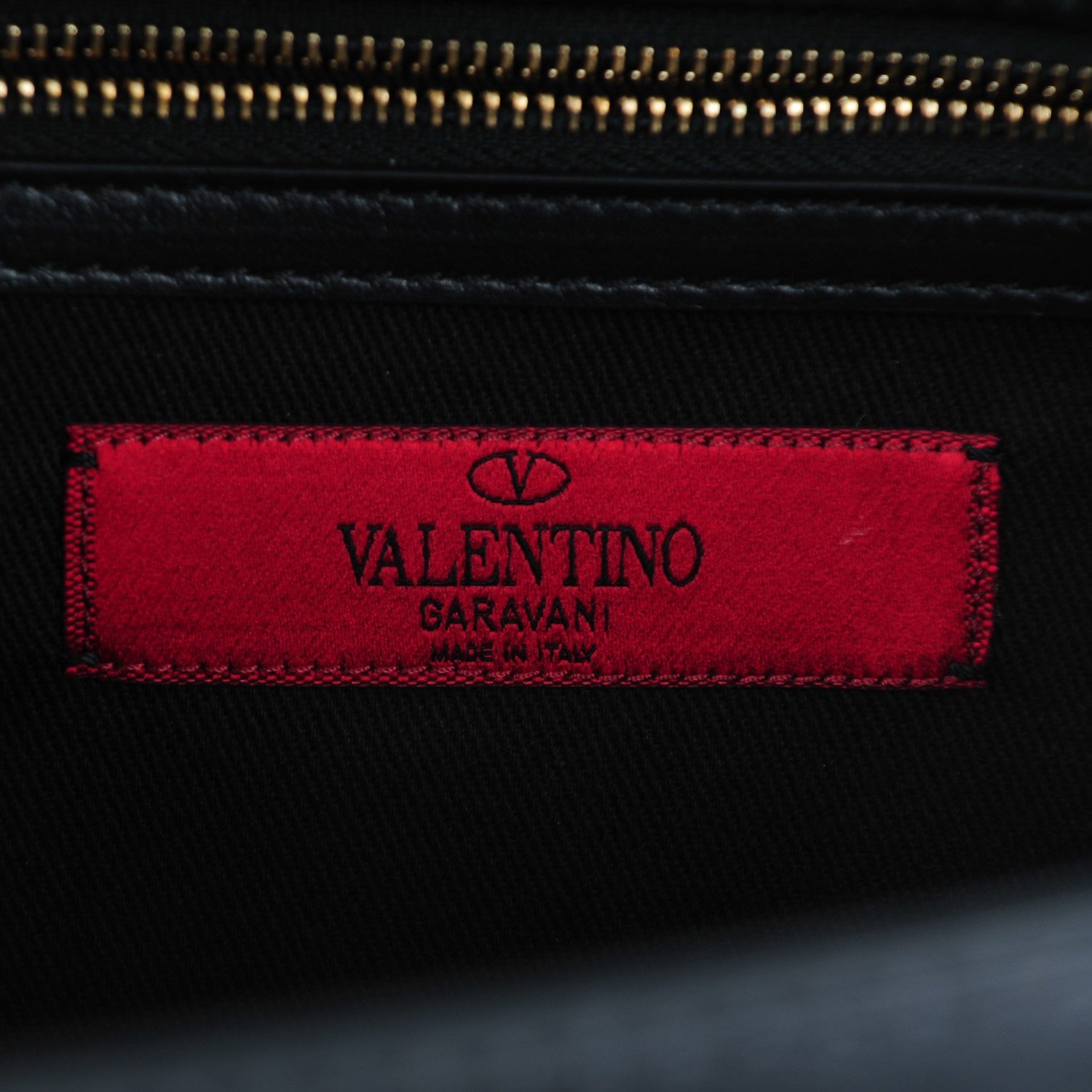 Valentino Garavani Vitello Medium Glam Lock Rockstud Flap Black 6 of 7