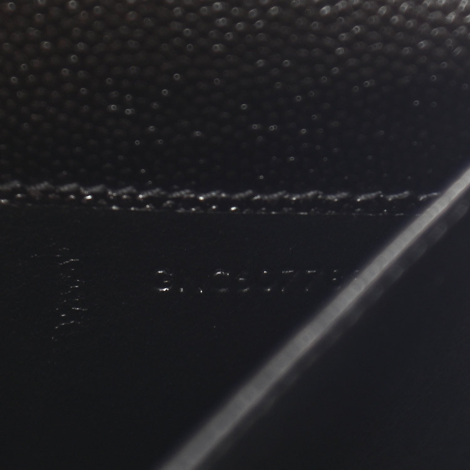 Saint Laurent Grain De Poudre Uptown Chain Wallet Black 8 of 12