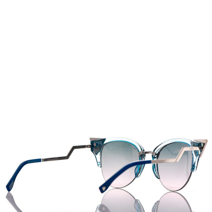 Fendi Iridia Sunglasses FF 0041/N/S Blue 4 of 7
