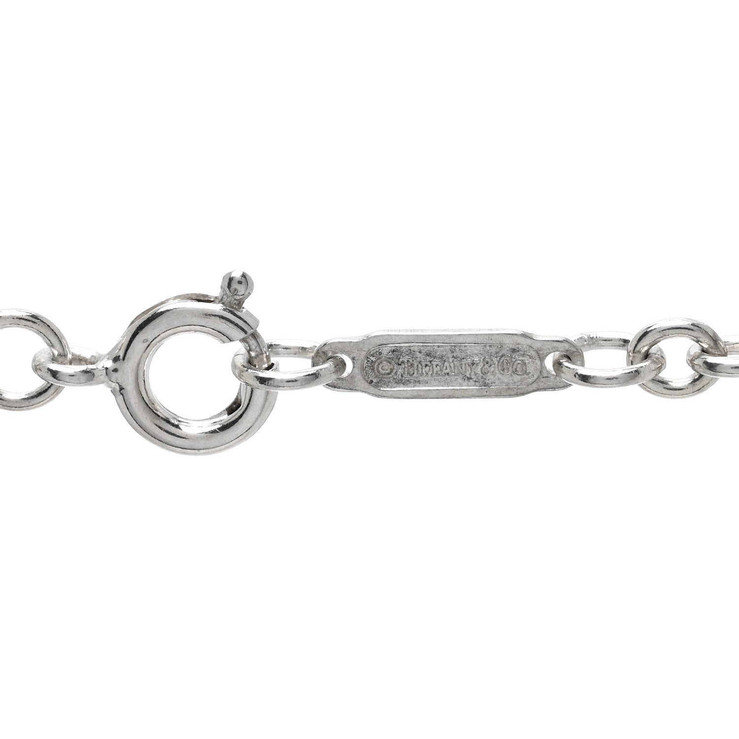 Tiffany Sterling Silver Double Heart Pendant Necklace 4 of 4