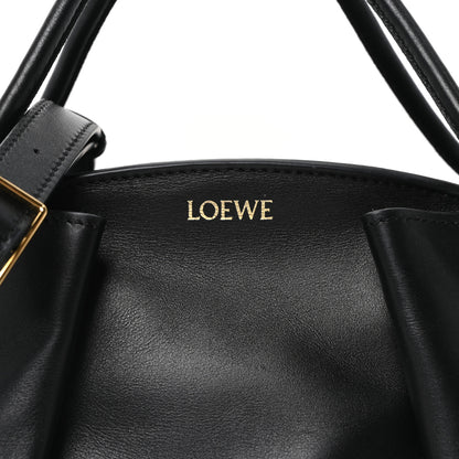 Loewe Shiny Nappa Calfskin Small Paseo Bag Black 7 of 9