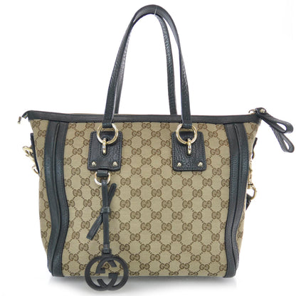 Gucci Monogram Charm Medium Top Handle Bag 1 of 8