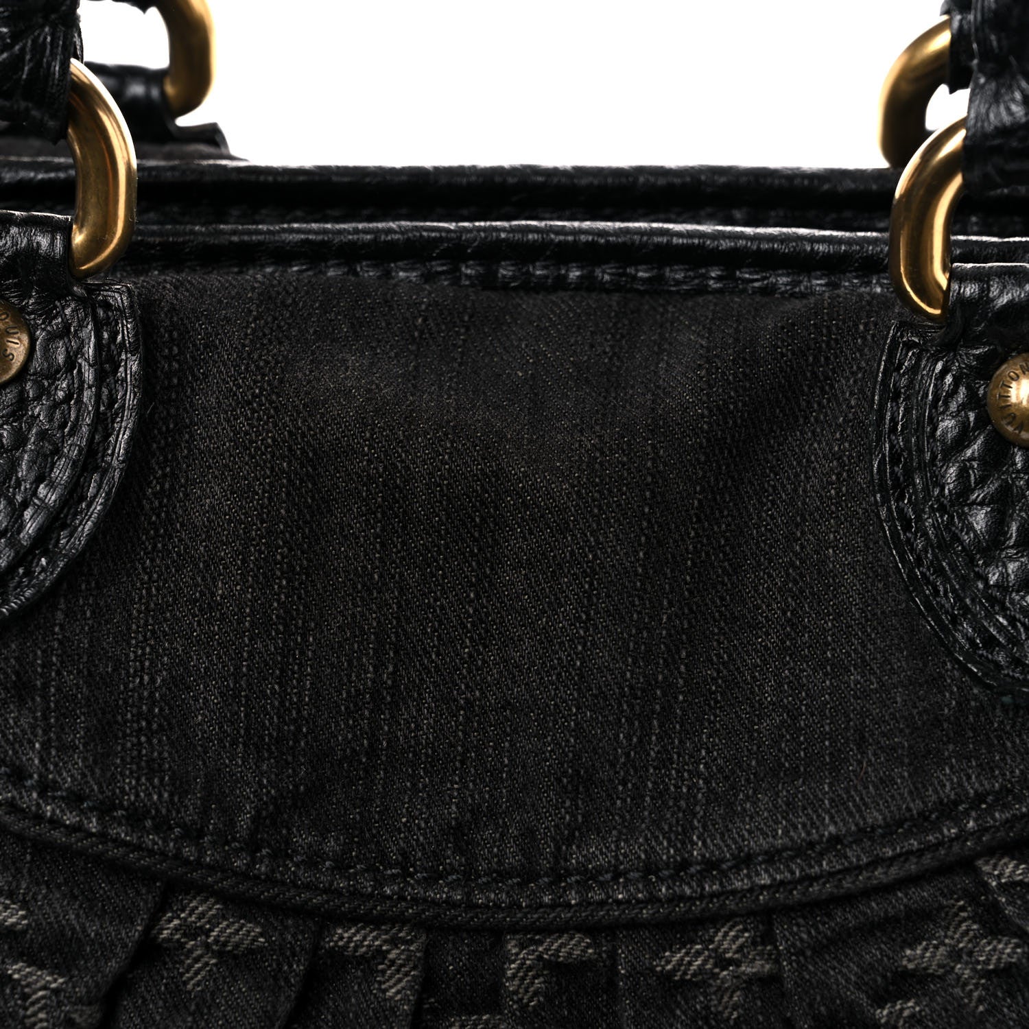 Louis Vuitton Denim Neo Cabby GM Black 9 of 10