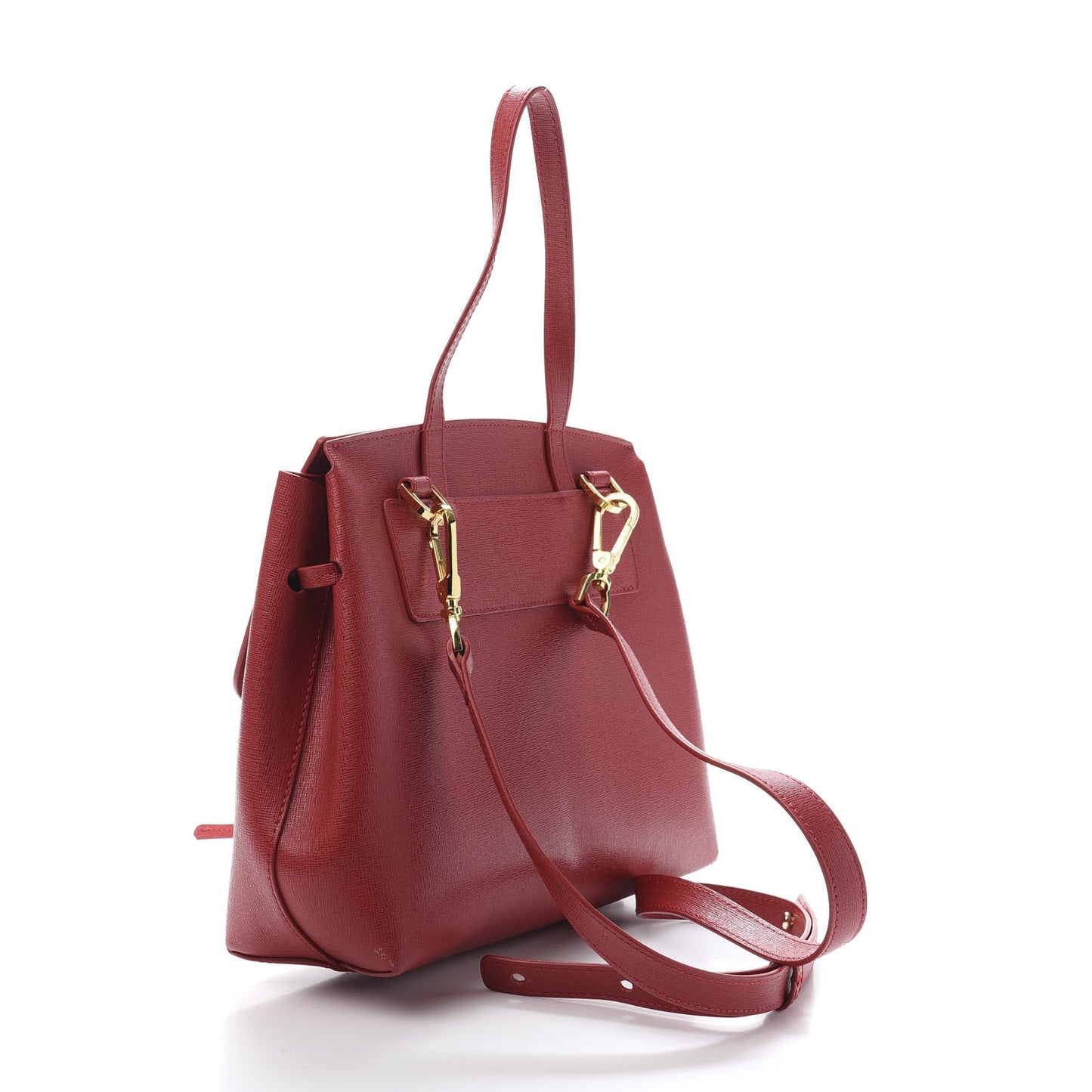 Saffiano Mini Lady Bag Flamma