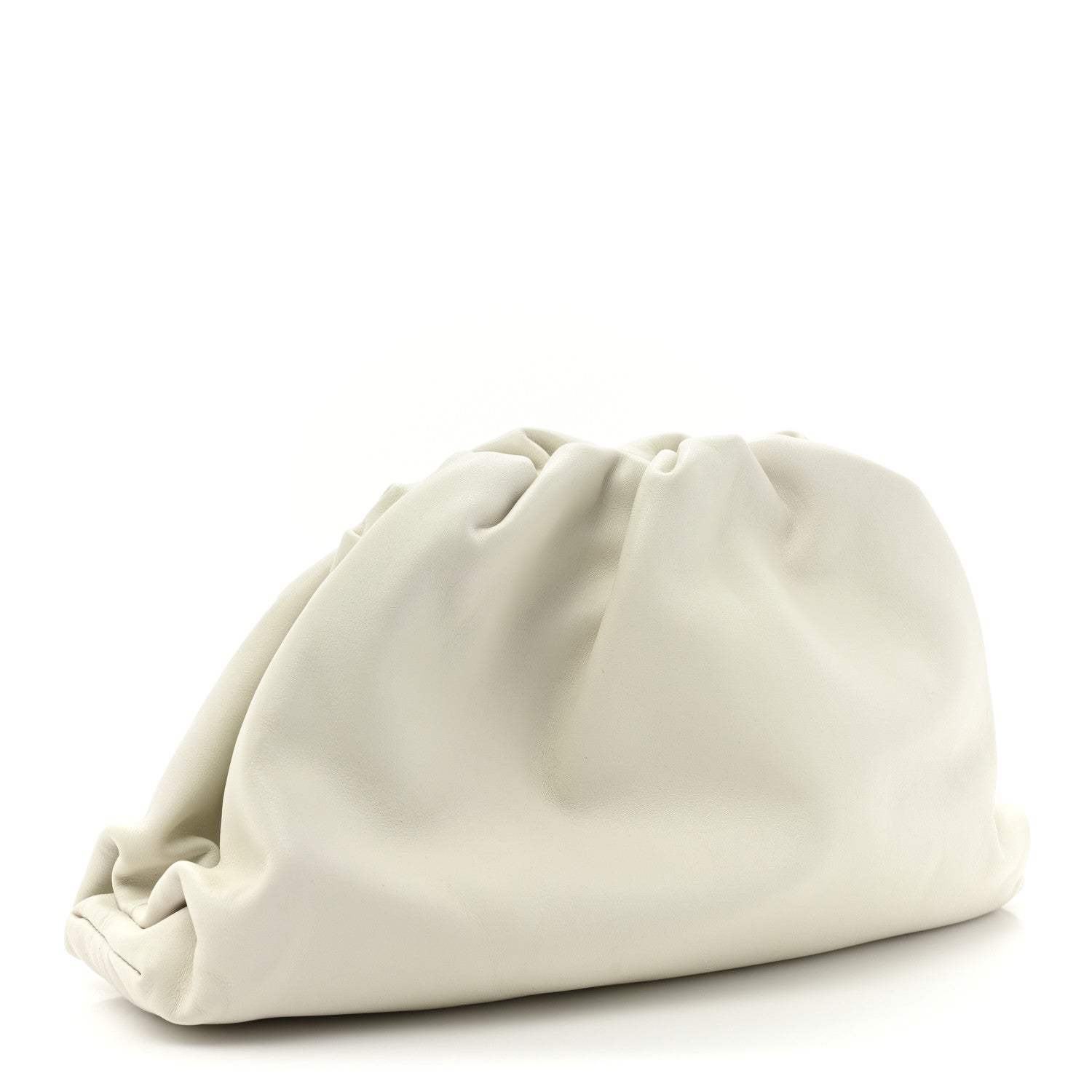 Bottega Veneta Smooth Butter Calf The Pouch Oversized Clutch Mist 3 of 8