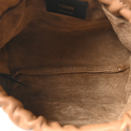 Fendi Shiny Nappa Small Mamma Baguette Cappuccino 5 of 10