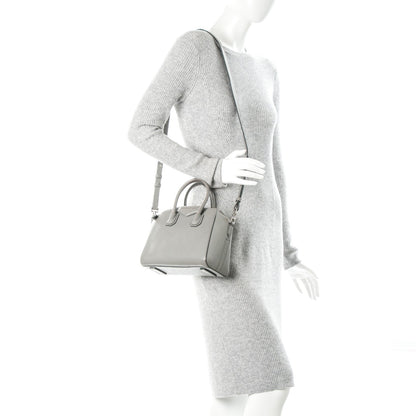 Givenchy Sugar Goatskin Mini Antigona Grey 2 of 9