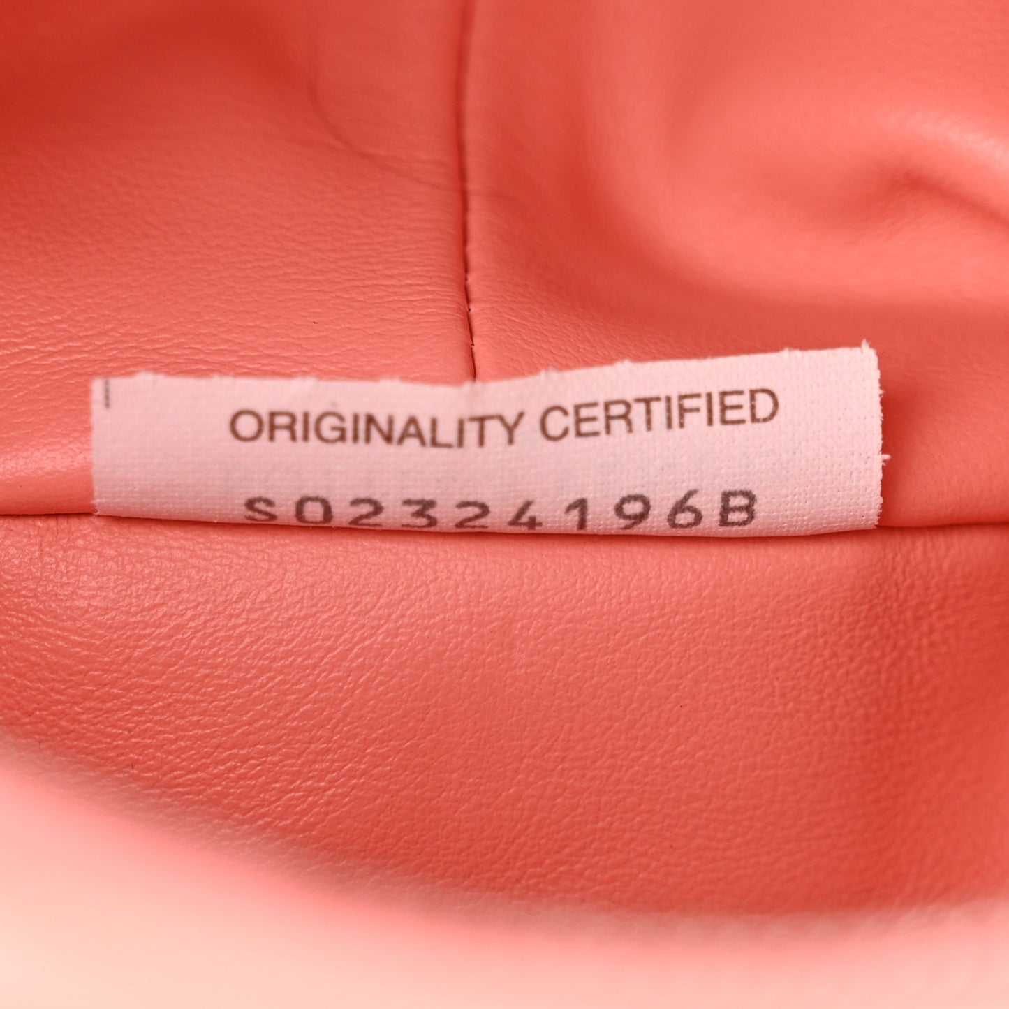 Calfskin Mini Double Knot Bag Peach