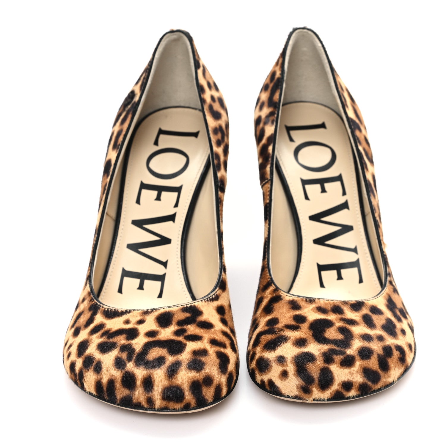 Loewe Calf Hair Leopard Print Calle Pumps 36 3 of 10
