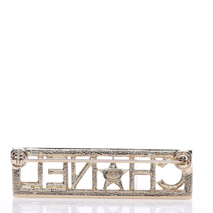 Chanel Star Logo Brooch Gold 3 of 5