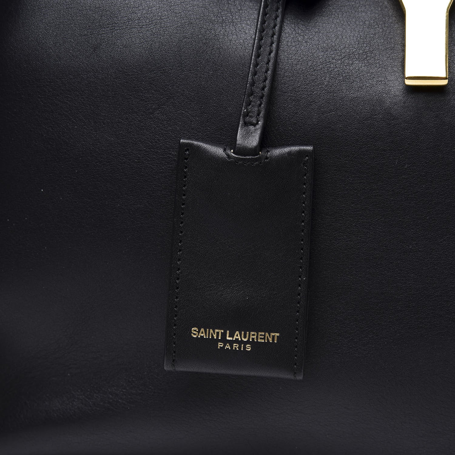 Saint Laurent Calfskin Small Classic Y Cabas Black 15 of 16