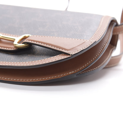 Celine Triomphe Canvas Small Crecy Bag Tan 11 of 12