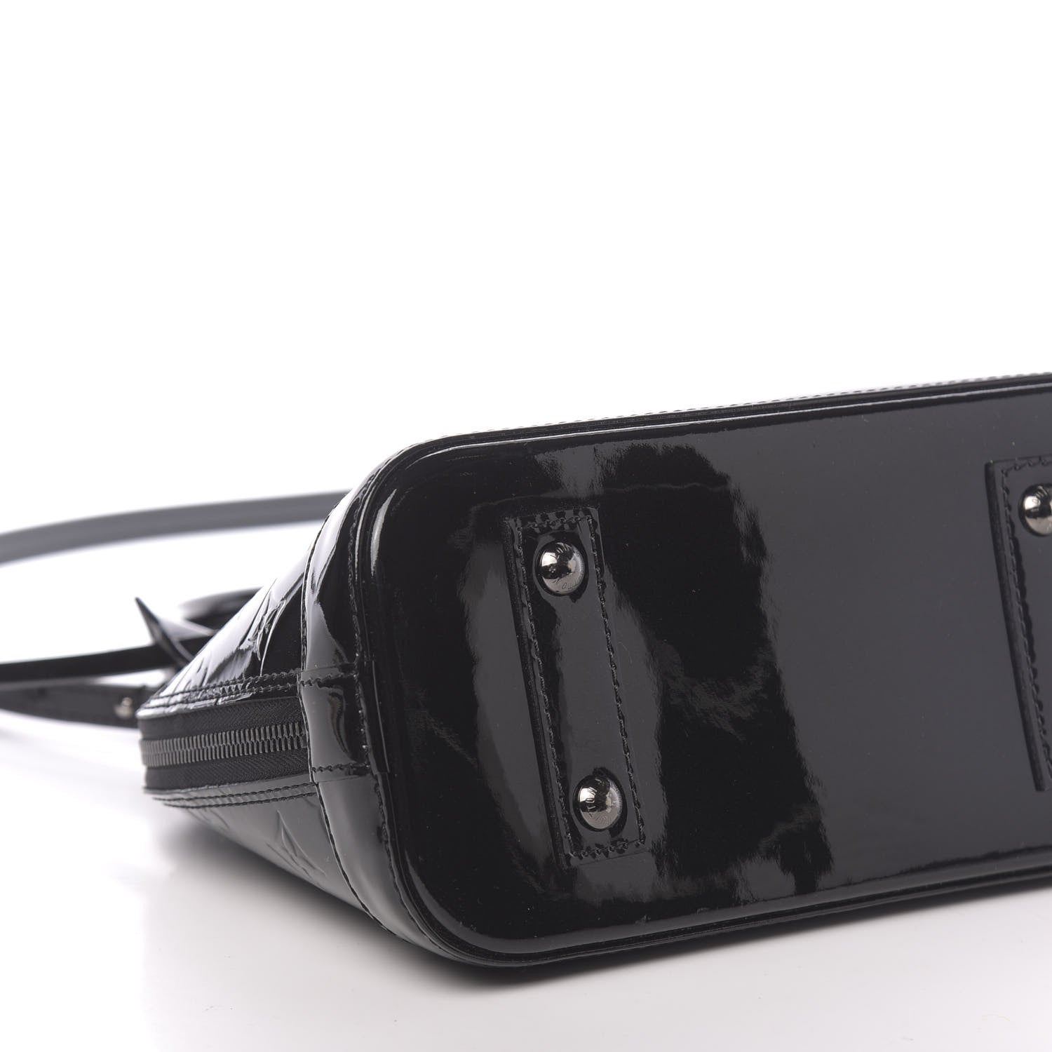 Louis Vuitton Vernis Alma BB Noir Magnetique 9 of 10