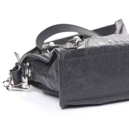 Balenciaga Agneau Giant 12 Silver Hardware Mini City Gris Fossile 7 of 9