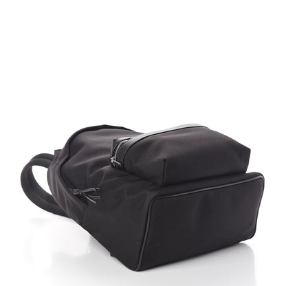 Saint Laurent Canvas City Backpack Black 4 of 9
