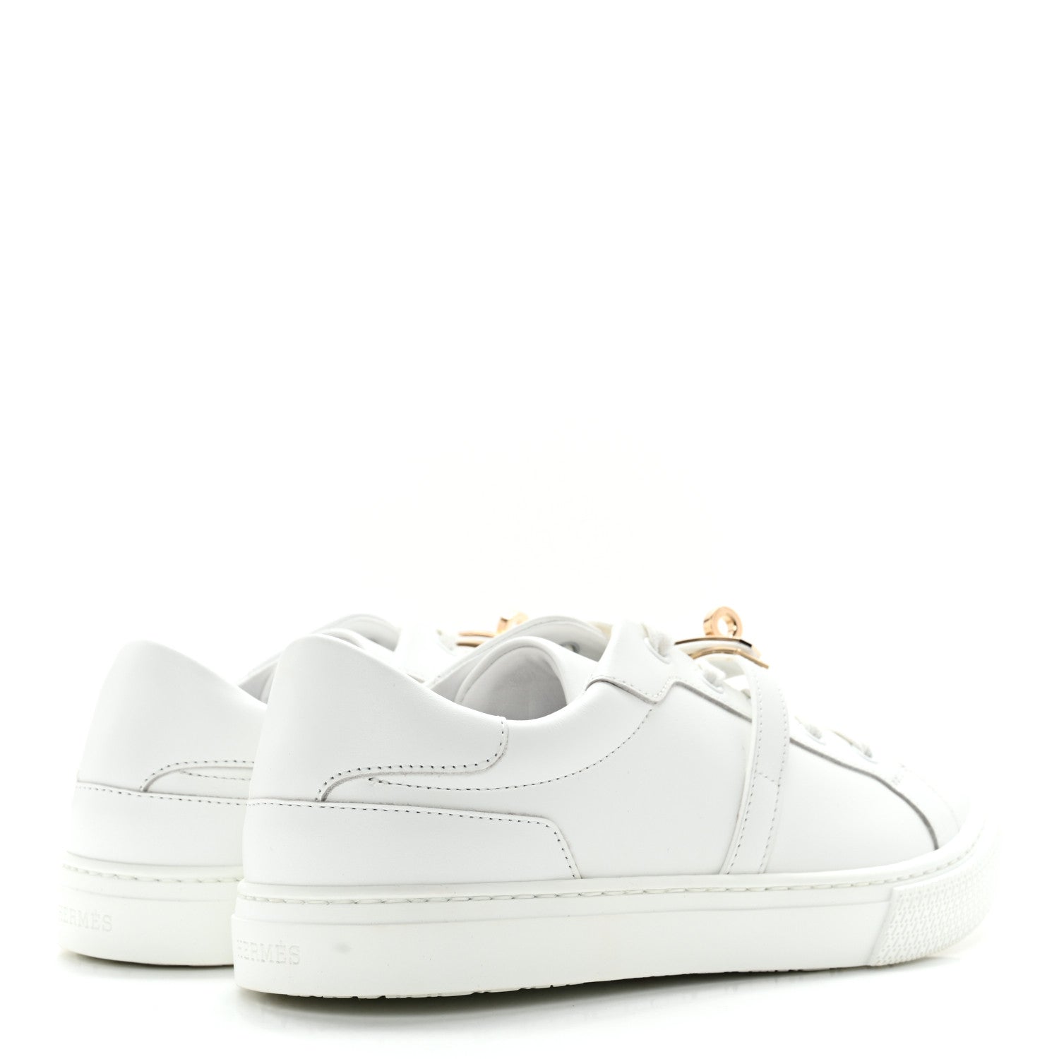 Hermes Calfskin Day Sneakers 37 White 4 of 8