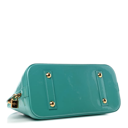 Louis Vuitton Vernis Alma PM Blue Lagon 3 of 4