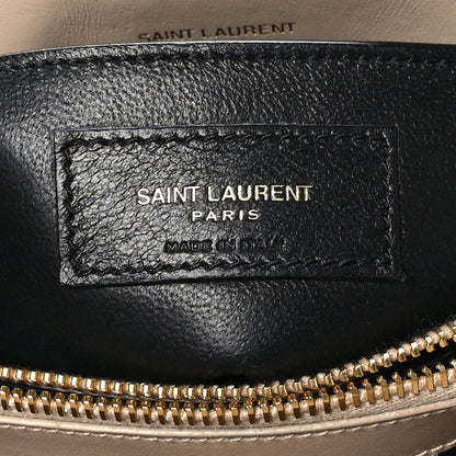 Saint Laurent Calfskin Y Quilted Monogram Small Loulou Chain Satchel Dark Beige 5 of 8