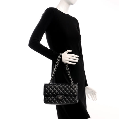 Chanel Caviar Quilted Medium Double Flap Black 2 of 7