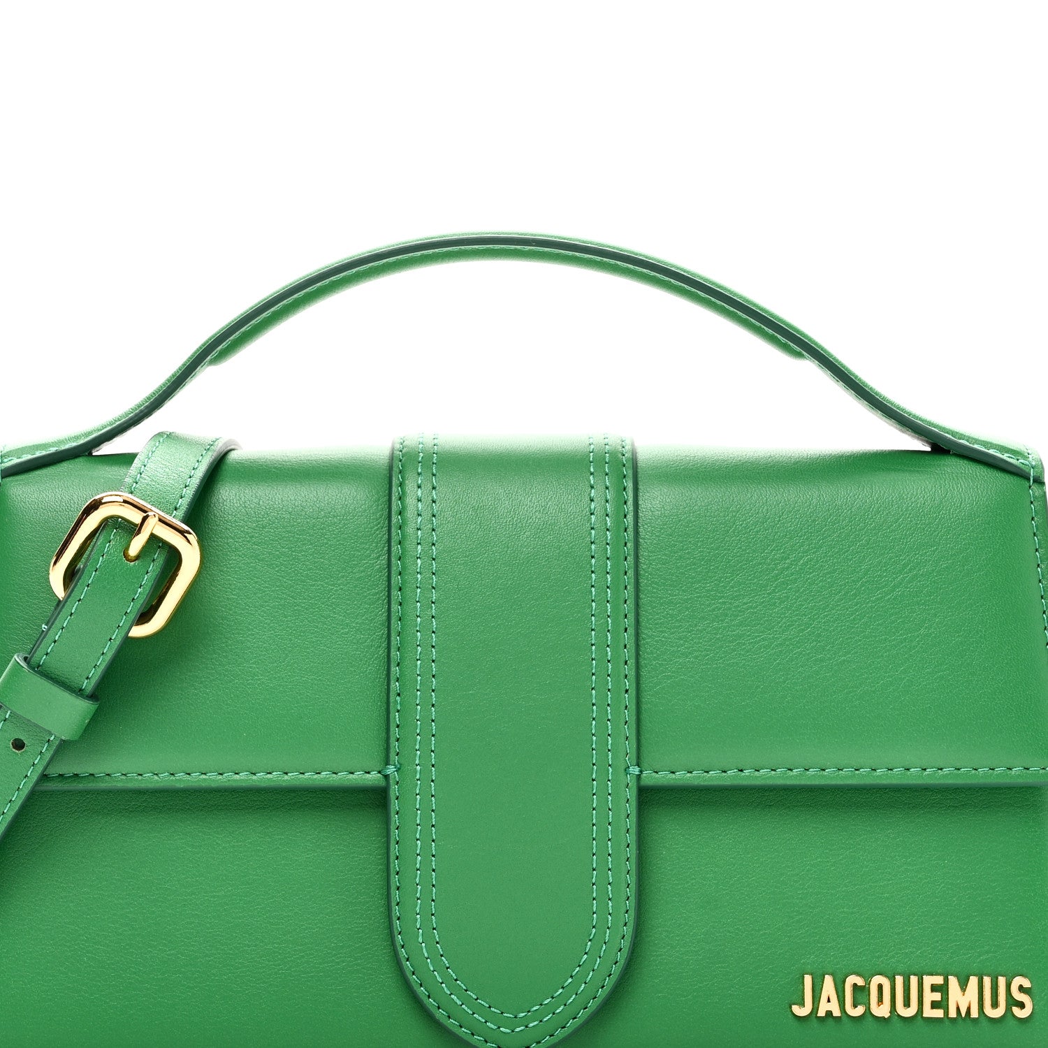 Jacquemus Smooth Calfskin Le Grand Bambino Green 1877467