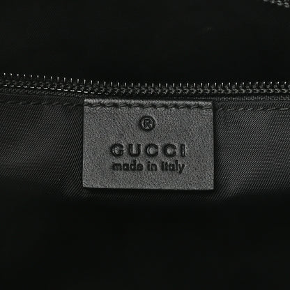 Gucci GG Supreme Monogram Web Messenger Bag Black 5 of 9