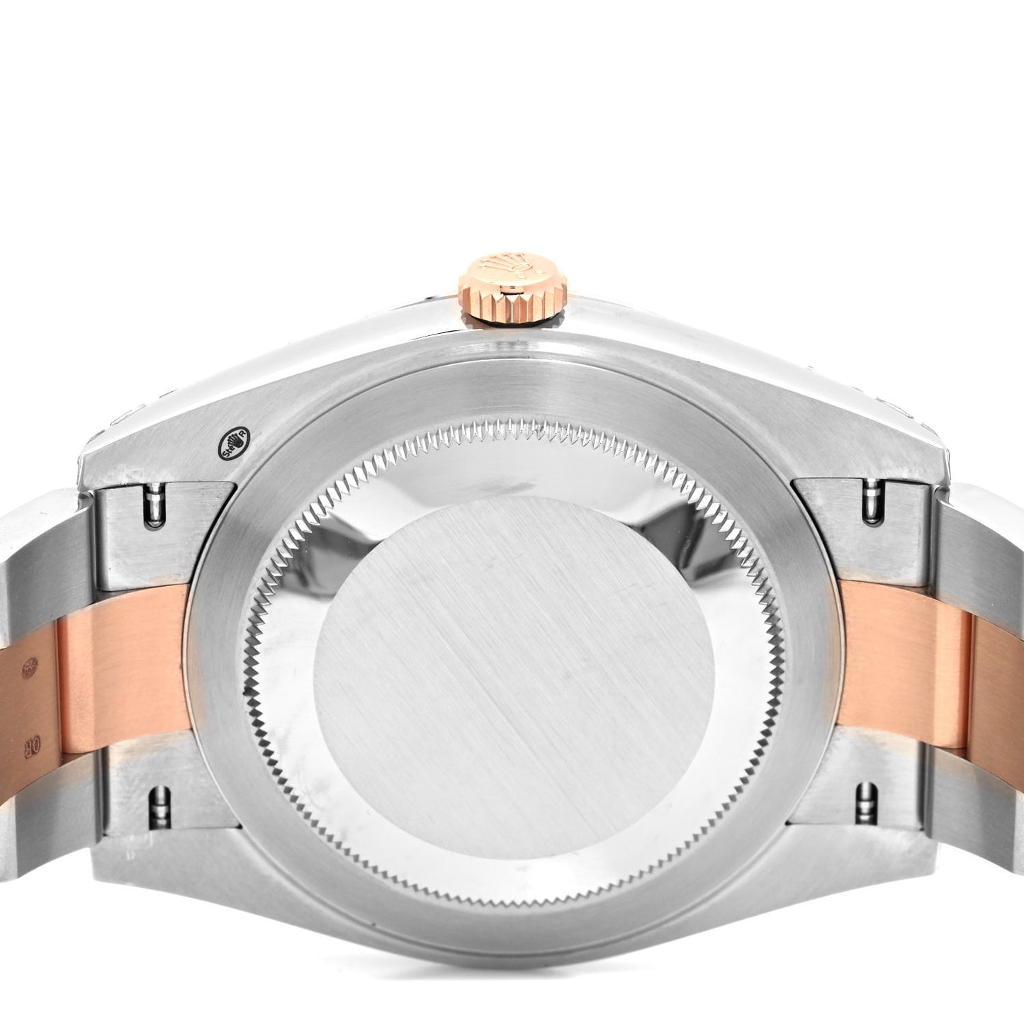 Stainless Steel 18K Everose Gold 41mm Oyster Perpetual Datejust Watch Chocolate 126331