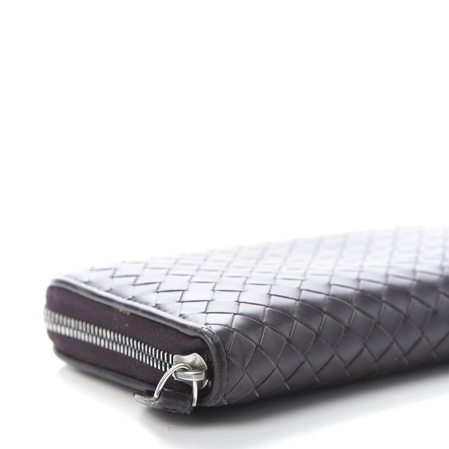 Bottega Veneta Nappa Intrecciato Zip Around Wallet Gladiol 6 of 10