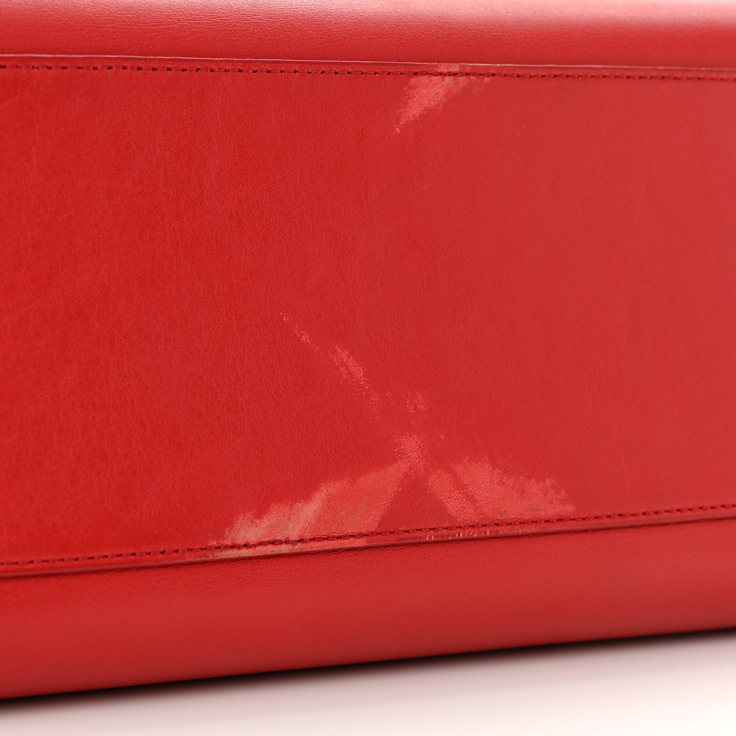 Saint Laurent Calfskin Small Monogram Cabas Lipstick Red 12 of 12