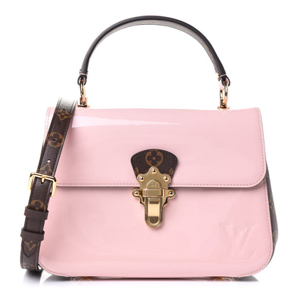 Louis Vuitton Patent Calfskin Monogram Cherrywood PM Rose Ballerine 1 of 4