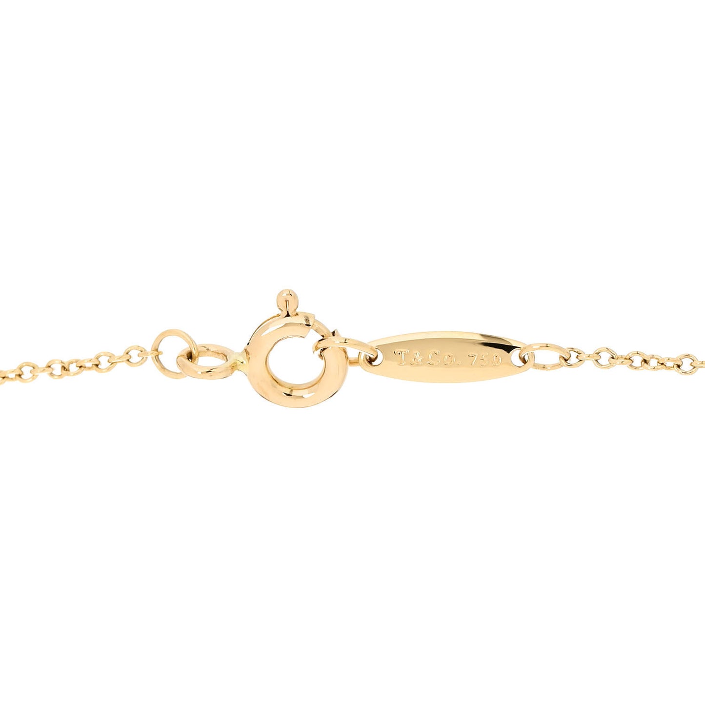 18K Yellow Gold Diamond .08ct Elsa Peretti Diamonds by the Yard Bracelet