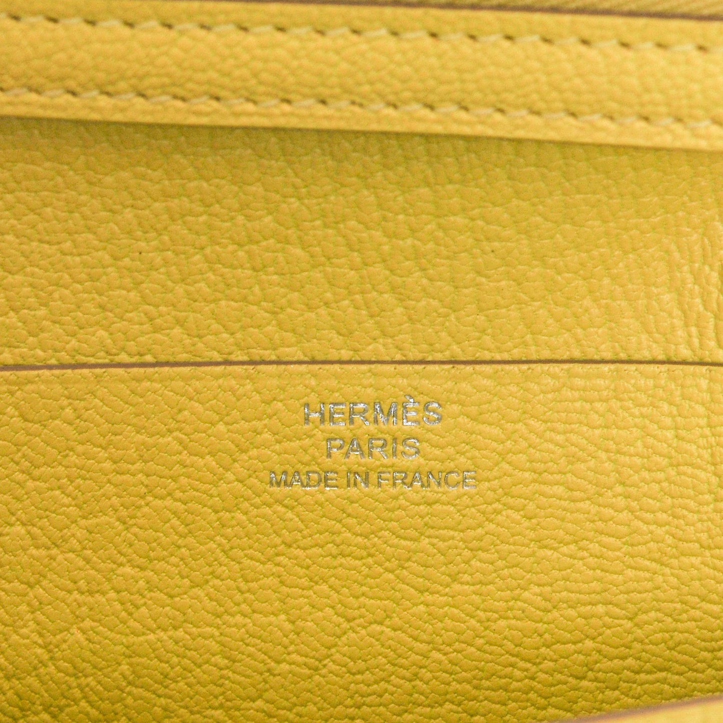 Chevre Mysore Bearn Gusset Wallet Lime
