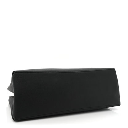 Louis Vuitton Grained Calfskin Lockme Shopper Black 4 of 10
