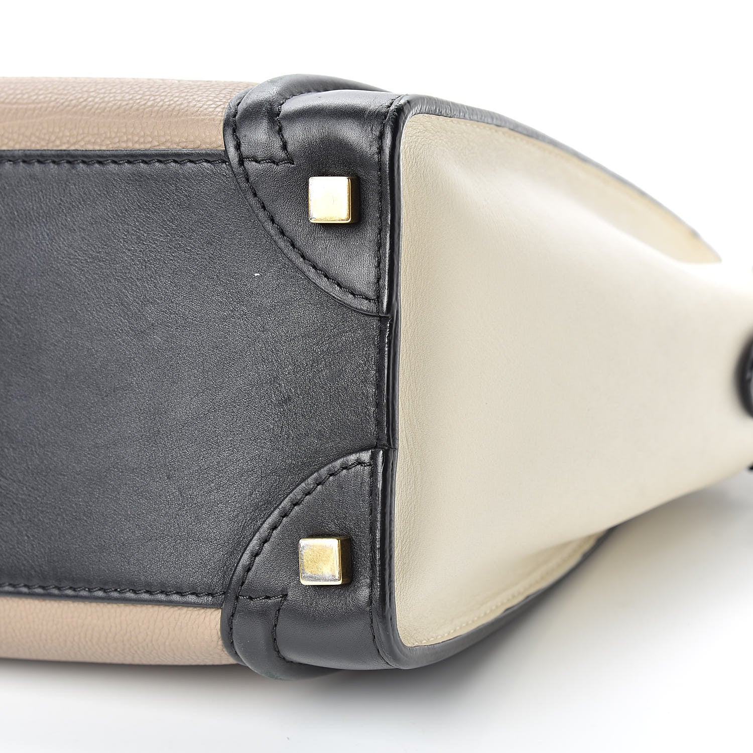 Celine Smooth Calfskin Micro Tri-Color Luggage Black 11 of 15