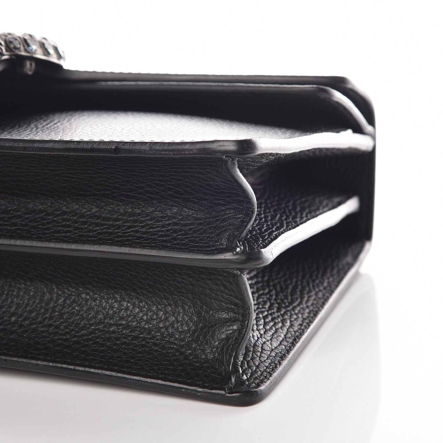 Gucci Pebbled Calfskin Small Dionysus Shoulder Bag Black 12 of 12